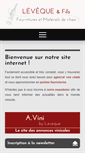 Mobile Screenshot of levequeetfils.net